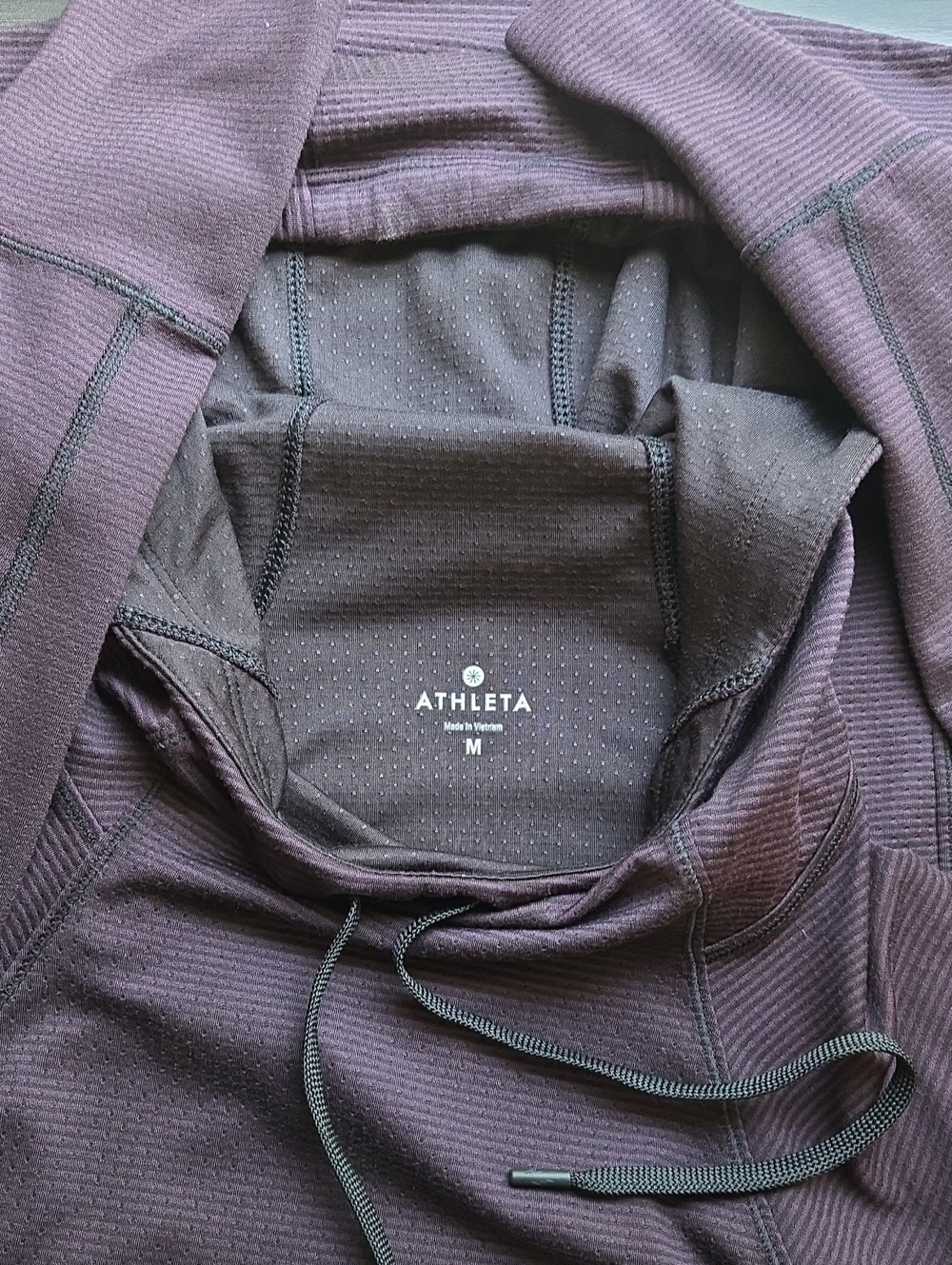 Athleta Women's Plum Hooded Jacket Sz M